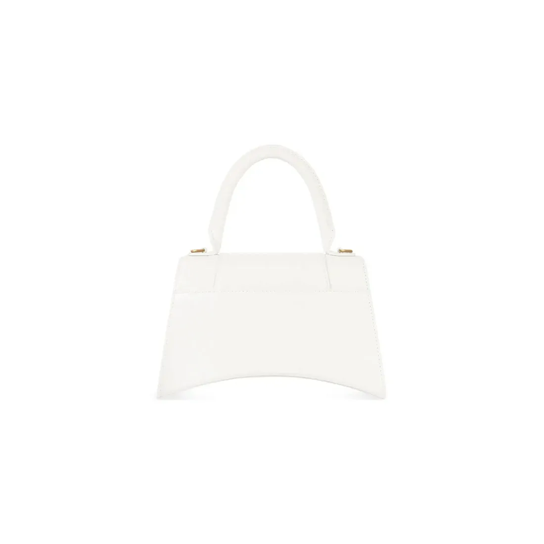 Balenciaga Сумка Hourglass Crocodile Embossed маленького формата White - фото 3