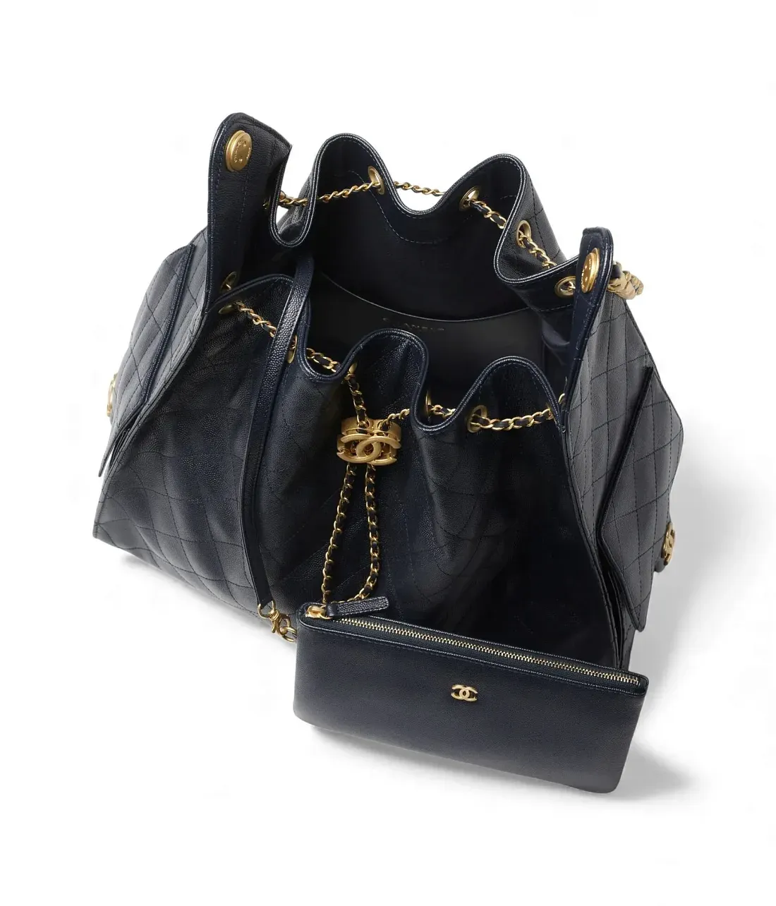 Chanel Большая сумка 25 Bleu - фото 4