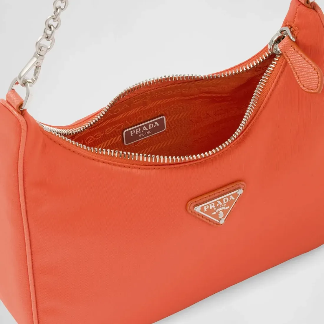 Prada Сумка Re-Edition 2005 из Re-Nylon Orange - фото 6