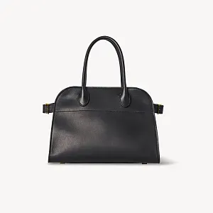The Row Сумка Soft Margaux 10 из кожи Black - фото 1
