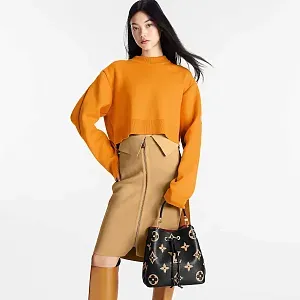 Louis Vuitton Сумка NeoNoe MM Black/Beige - фото 2