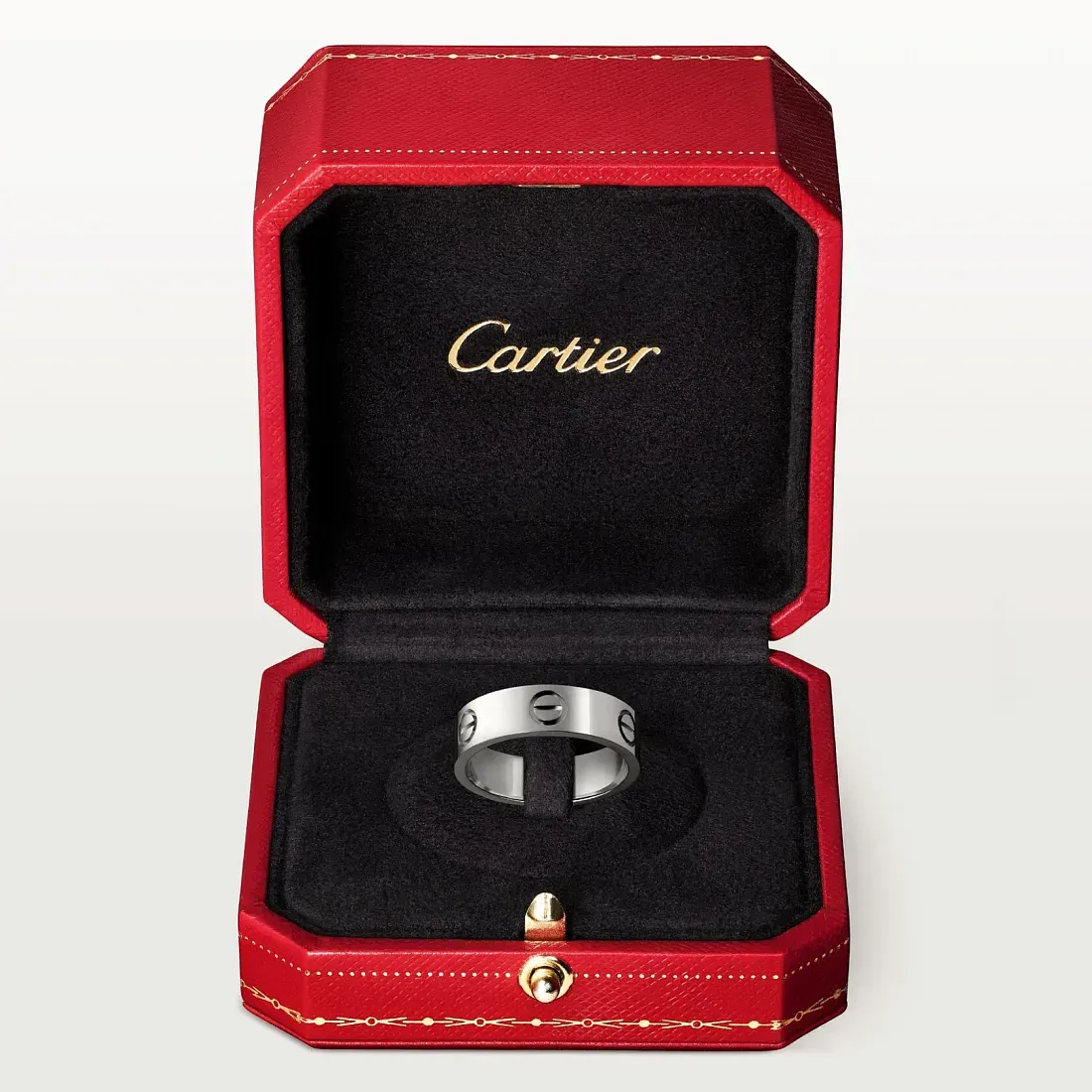 Cartier Кольцо Love Men Platinum - фото 5