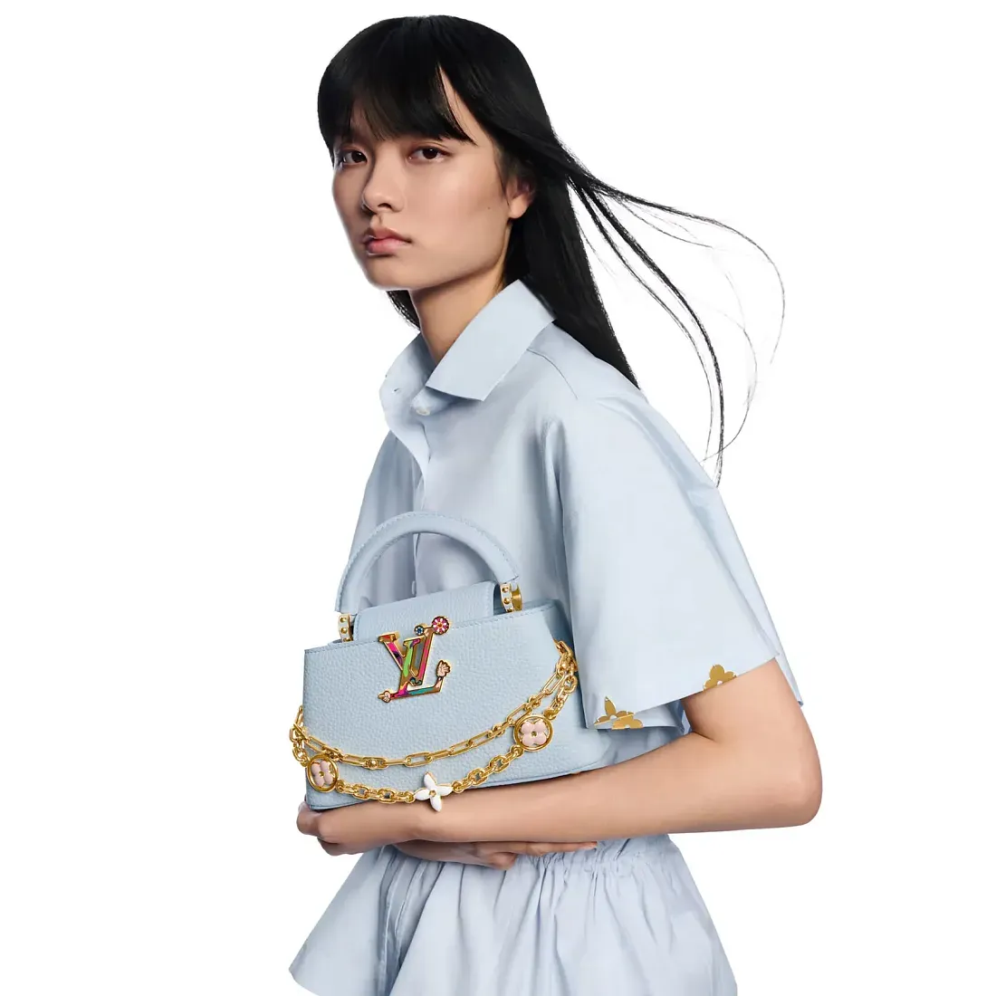 Louis Vuitton Сумка Capucines East West Mini TM x - фото 2