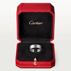 Cartier Кольцо Love Men Platinum - фото 5