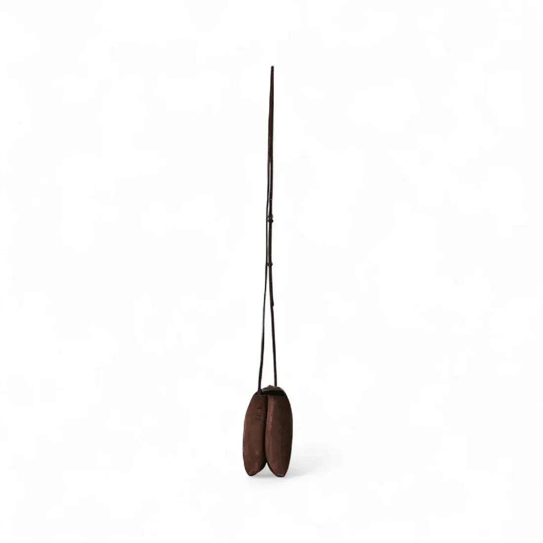 The Row Сумка Nude Mini Twin Mocha из замши - фото 3