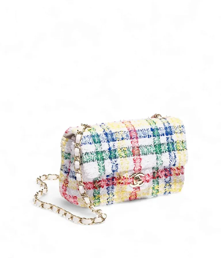 Классическая мини-сумка Chanel White and Multicolour - фото 1