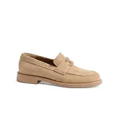 Chanel Велюровые лоферы Beige - фото 1
