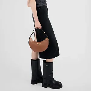 Prada Сапоги из кожи и овчины - фото 2