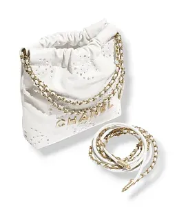 Chanel Сумка Mini 22 White - фото 3