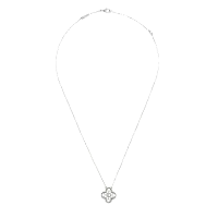 Van Cleef & Arpels Подвеска Vintage Alhambra White Gold - фото 1