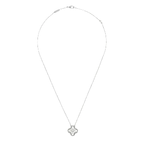 Van Cleef & Arpels Подвеска Vintage Alhambra White Gold - фото 1