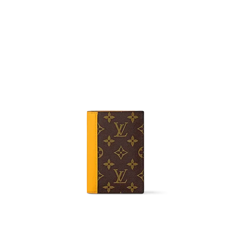 Обложка для паспорта Louis Vuitton Jaune Mat - фото 1