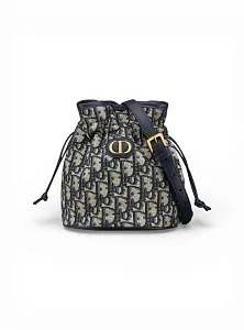 Dior Сумка Mini Drawstring Bucket 30 Montaigne - фото 1