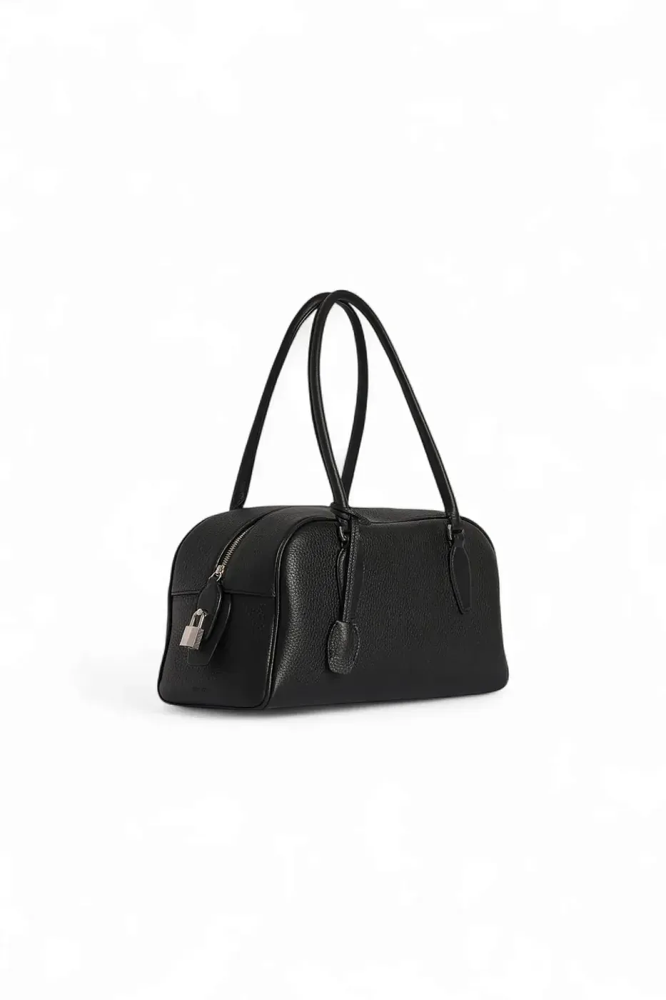 The Row Сумка EW India Deep Brown из кожи Black - фото 2