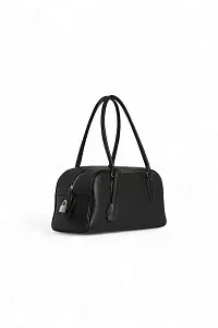 The Row Сумка EW India Deep Brown из кожи Black - фото 2