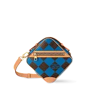 Louis Vuitton Сумка-мессенджер Chess Blue - фото 1