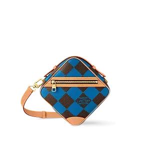 Louis Vuitton Сумка-мессенджер Chess Blue - фото 1