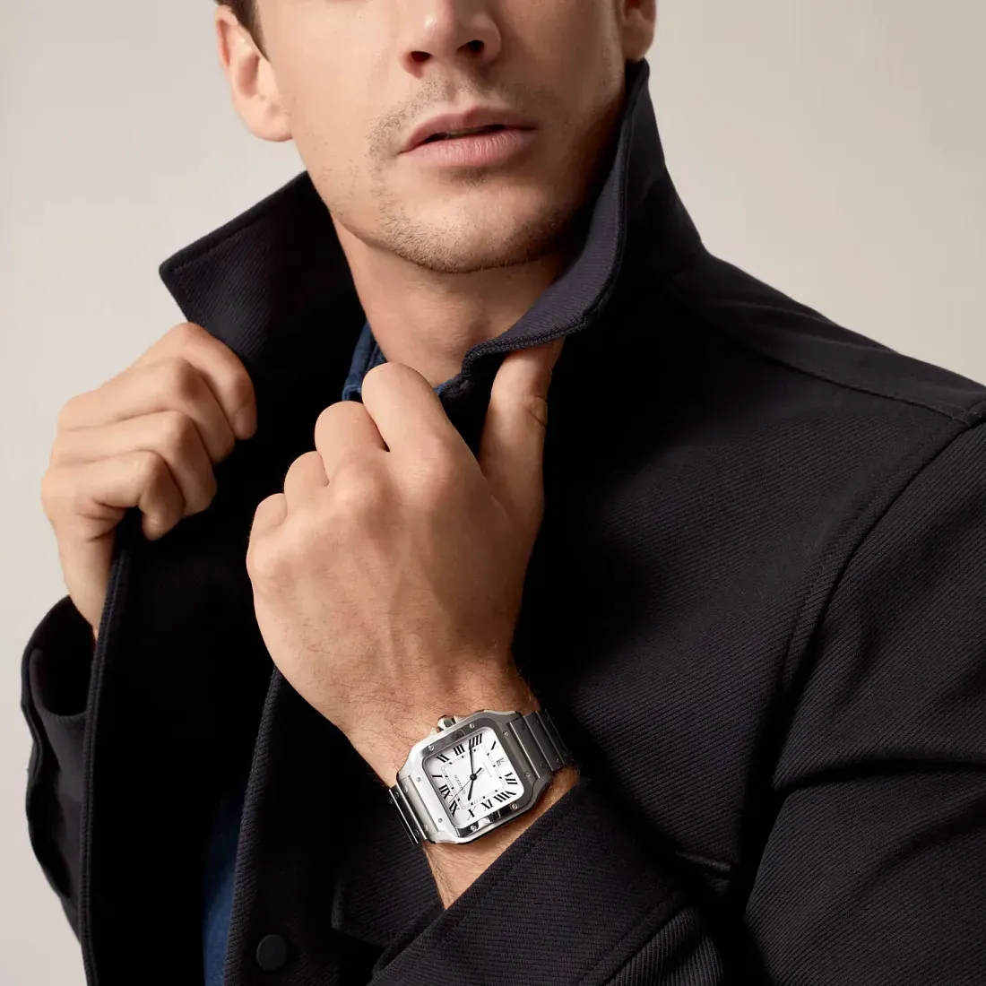 Cartier Часы Santos de watch Men - фото 2