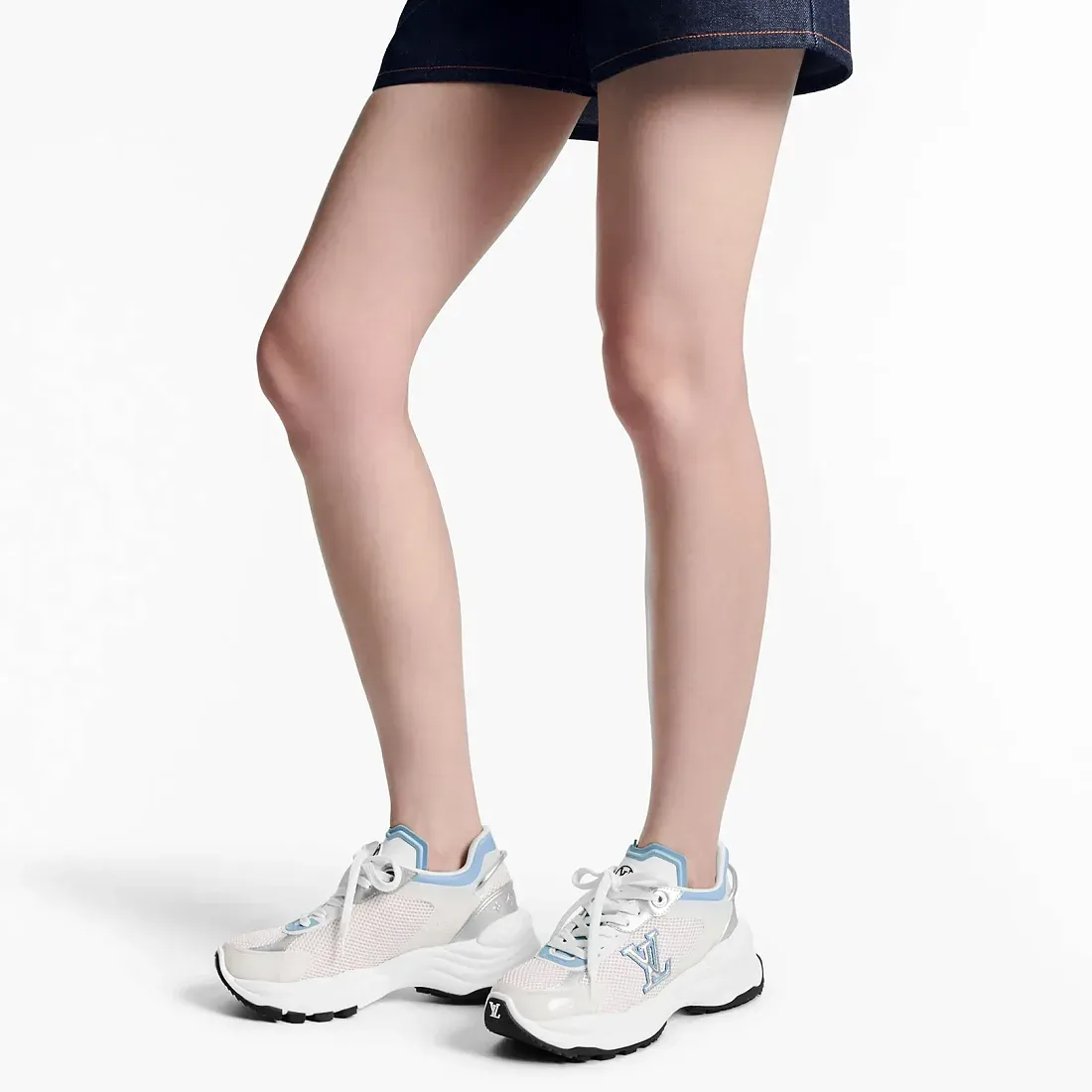 Louis Vuitton Кроссовки Run 55 Blue - фото 4