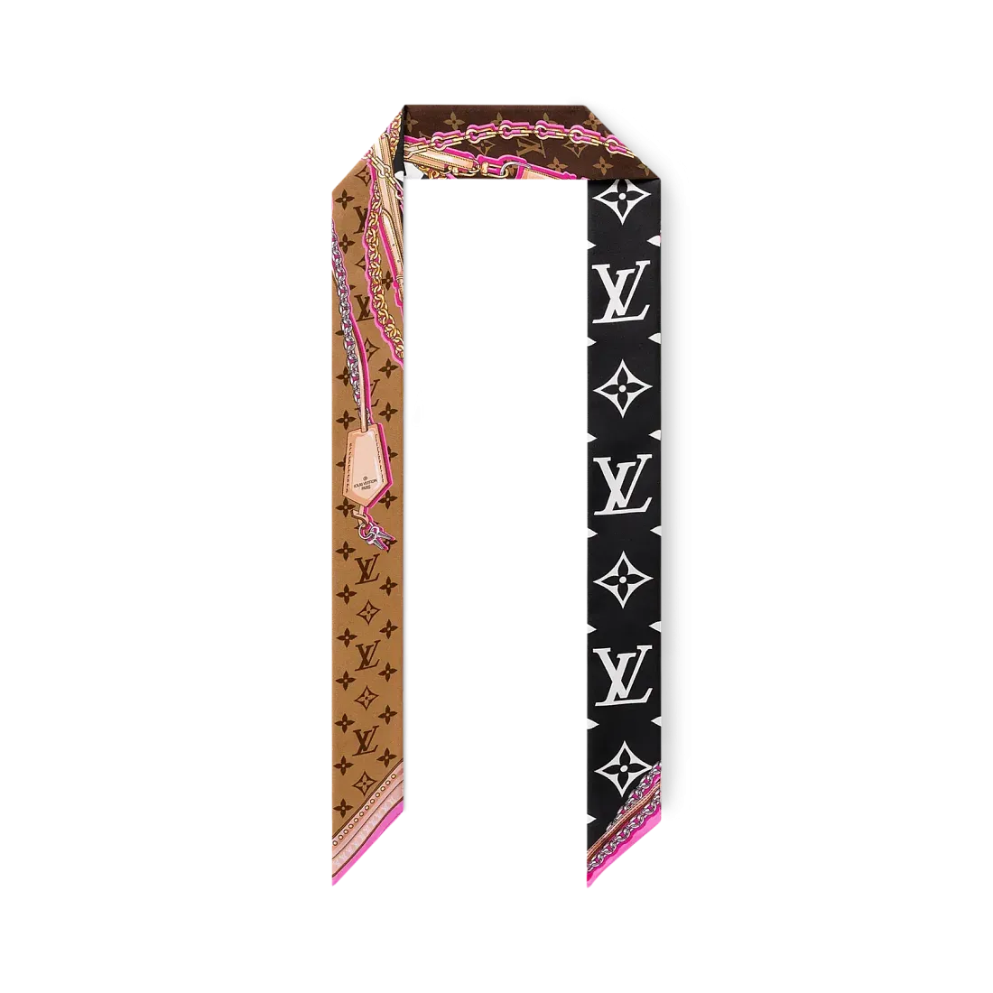 Louis Vuitton Шелковая лента Ultimate Monogram BB Black - фото 4