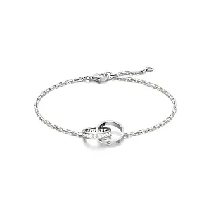 Cartier Браслет Love on chain, half-paved - фото 1