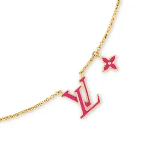 Louis Vuitton Колье Iconic Enamel Fuchsia - фото 3