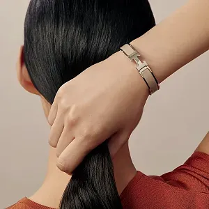 Hermès Браслет Clic H Marron Glace - фото 2