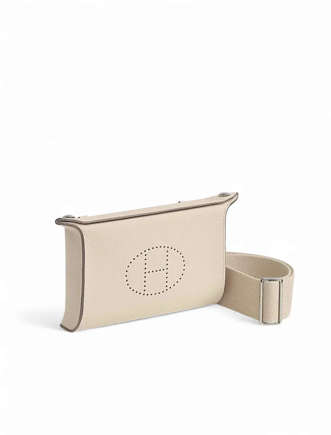 Hermès Сумка Videpoches Craie Togo Palladium Hardware - фото 2