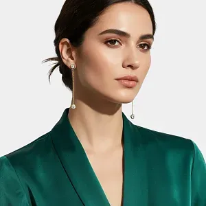 Tiffany & Co. Cерьги Elsa Peretti Diamonds by the Yard Drop Earrings Yellow Gold - фото 2