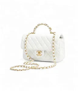 Chanel Маленькая сумка с ручкой сверху Flap - фото 2