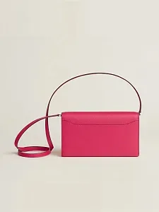 Hermès Кошелек Constance To Go Rose Extreme Epsom Palladium Hardware - фото 2