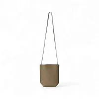 The Row Сумка NS Park Crossbody Smoked Taupe из кожи Smoked Taupe - фото 1