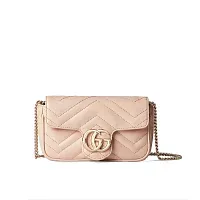 Gucci Мини-сумка GG Marmont Light Pink - фото 1