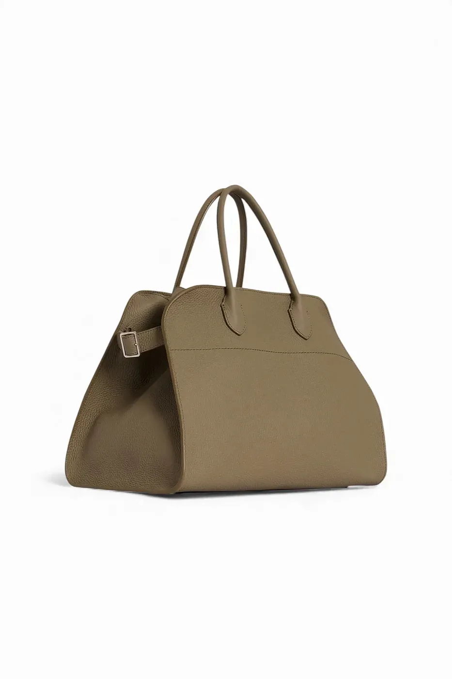 The Row Сумка Soft Margaux 15 Smoked Taupe из кожи - фото 3