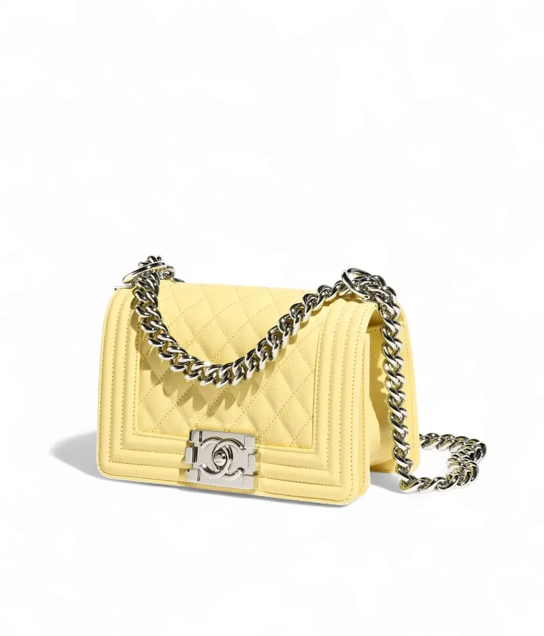 Chanel Сумка Boy Light Yellow - фото 2