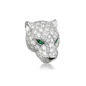 Cartier Серьги Panthere de earrings, paved - фото 3