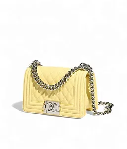 Chanel Сумка Boy Light Yellow - фото 2