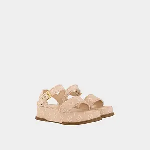 Louis Vuitton Босоножки Maya Platform Beige - фото 1