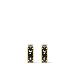 Louis Vuitton Серьги Nanogram Enamel Gold - фото 1