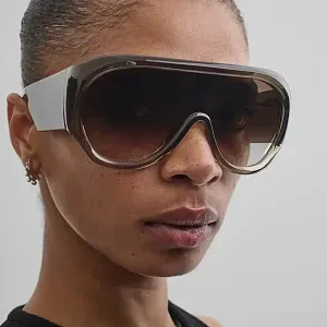 Phoebe Philo Большие очки с оправой Smoked - фото 4