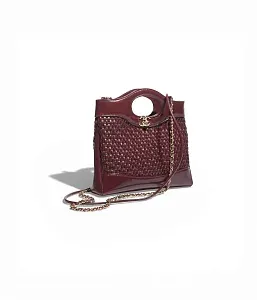 Chanel Мини-сумка Cabas 31 Dark Burgundy - фото 3