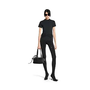 Balenciaga Сумка Carrie Bowling маленького формата Black - фото 2