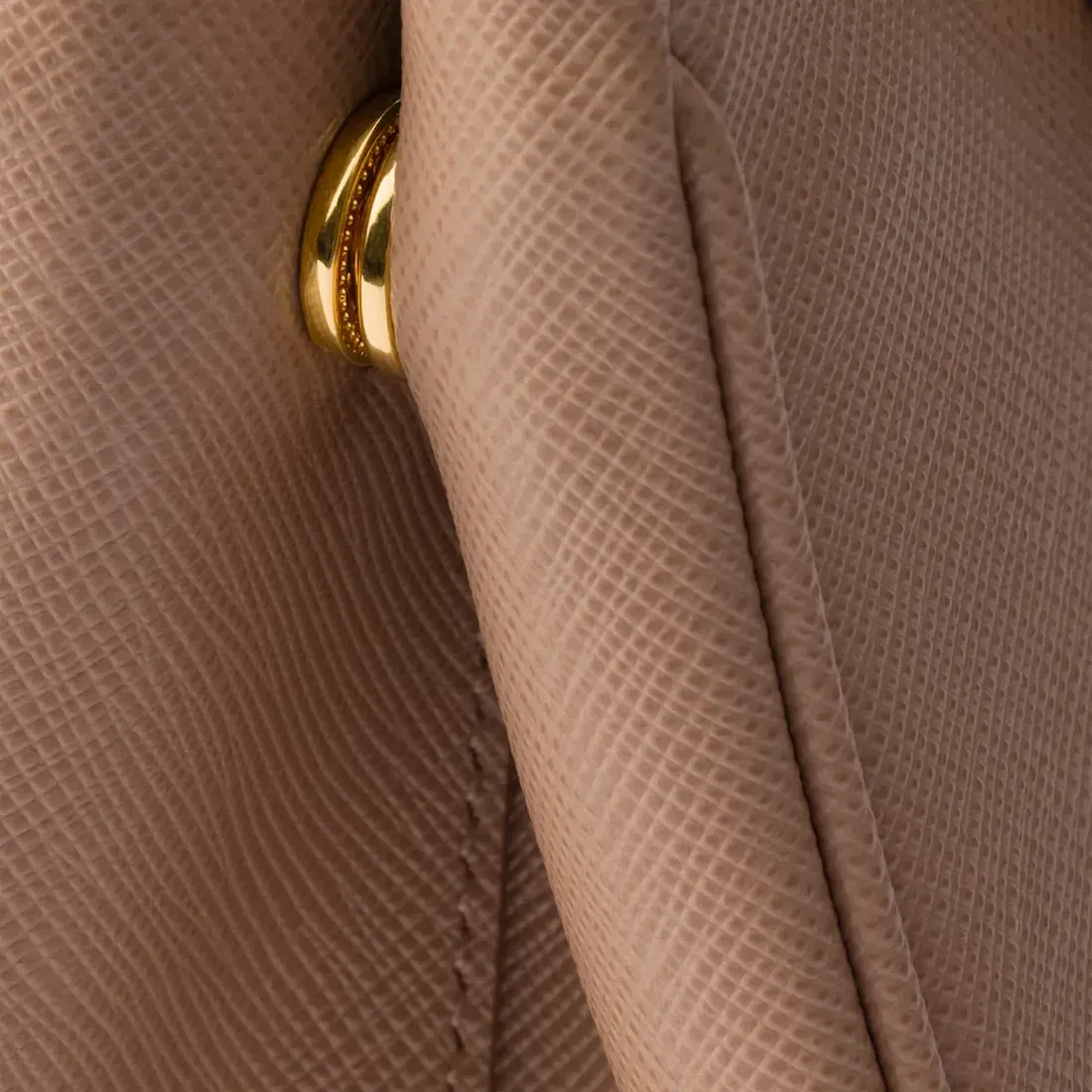 Prada Мини-сумка Galleria из сафьяновой кожи Powder Pink - фото 5