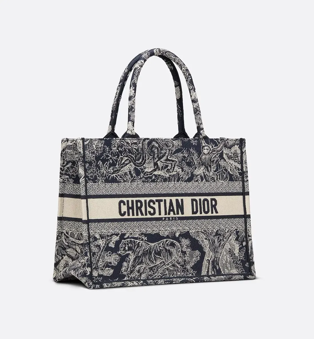 Dior Сумка Book Tote reverse embroidery среднего формата - фото 5
