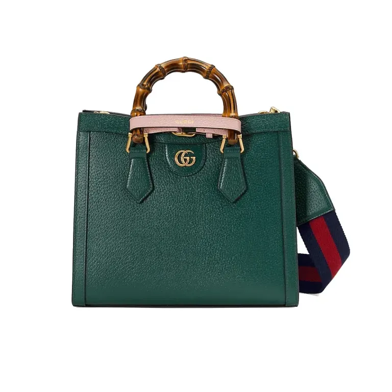 Маленькая сумка Diana Gucci Green - фото 1