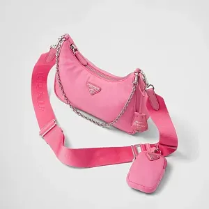 Prada Сумка Re-Edition 2005 из Re-Nylon Begonia Ponk - фото 3