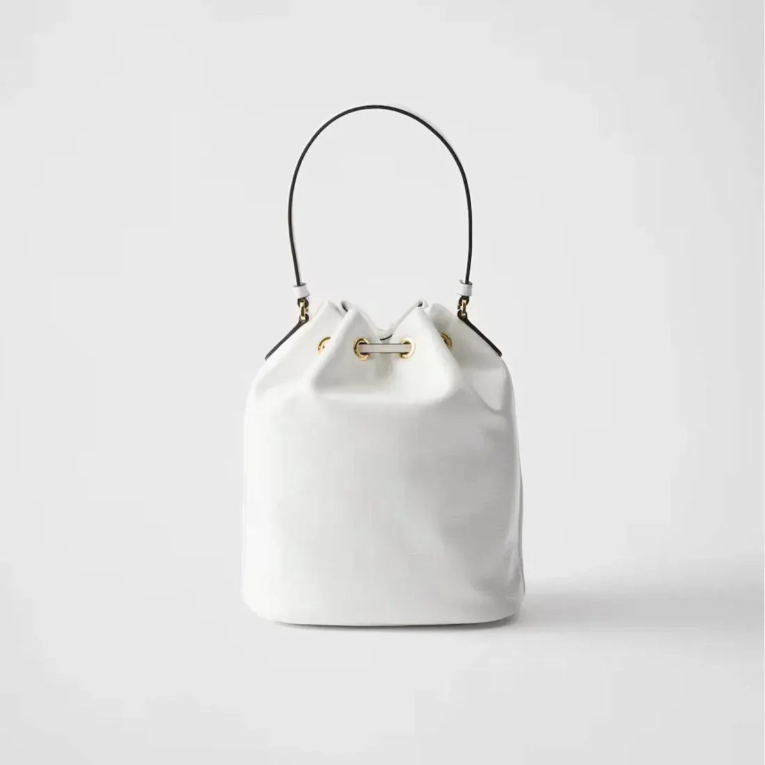 Prada Сумка Duet из лакированной кожи naplak White - фото 3