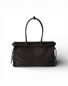 Prada Сумка Bonnie large suede - фото 4