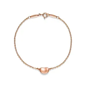 Tiffany & Co. Браслет Bean design bracelet in 18 carat yellow gold 9 mm Rose Gold - фото 1