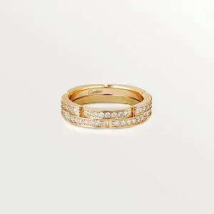 Cartier Обручальное кольцо Maillon Panthere Two Rows с бриллиантовым паве - фото 1